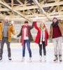 At the skating rink!